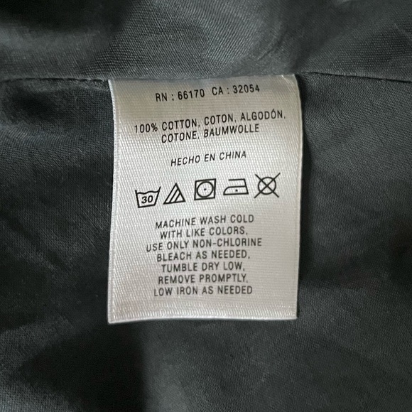 Anthropologie Fun ODILLE Red/Gray Striped Halter top 100% cotton Size 6 - Picture 6 of 6